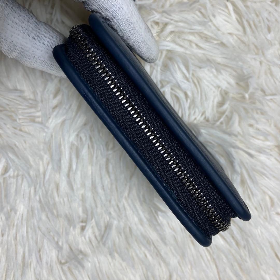 【良品】 LOEWE アナグラム ケース カードケース ラウンドジップ