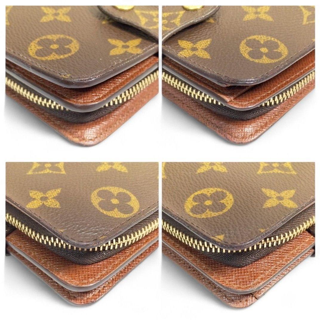 モノグラム コンパクトジップ 二つ折り財布 財布 ルイヴィトン M61667