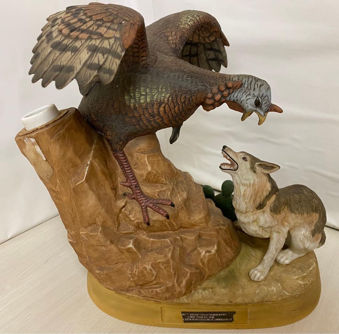 1986年WILDTURKEYワイルドターキー陶器ボトル(空ボトル)