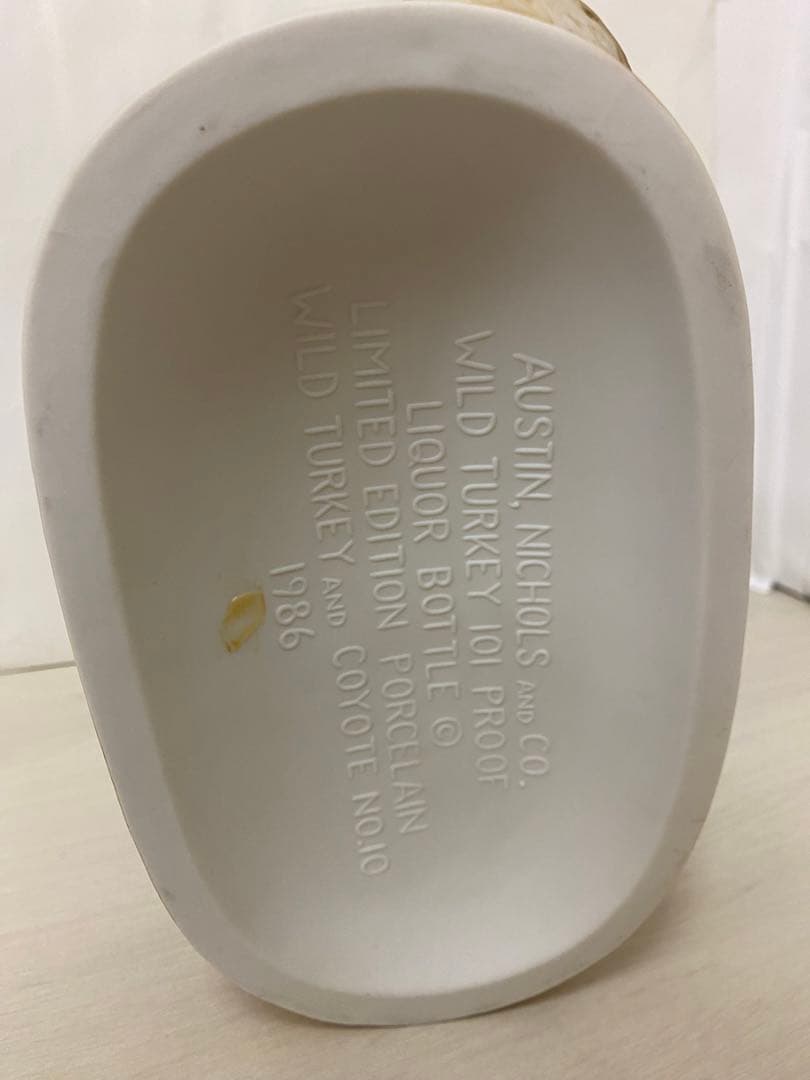 1986年WILDTURKEYワイルドターキー陶器ボトル(空ボトル)