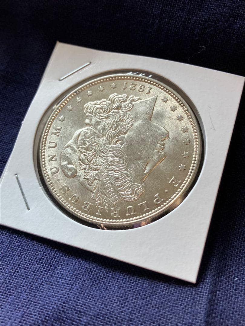 1921年　モルガン・ダラー 銀貨　アメリカ
