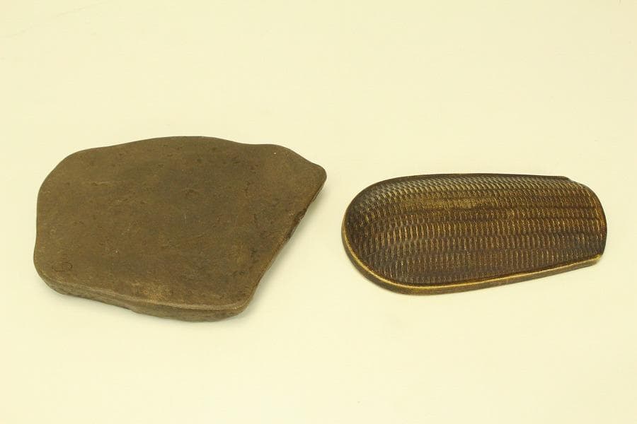 煎茶 黄泥 文字刻瓶敷 網形茶則 丸盆 まとめて(HA530)