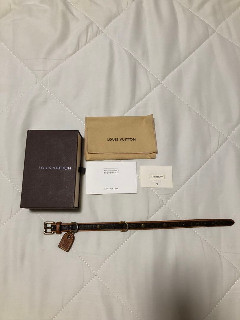 LOUIS VUITTON ブラウンレザーリード