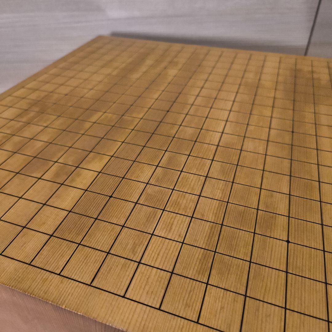 【囲碁 足付 高級碁盤】貴重 極厚 5寸6分 本榧 天地柾目 へそ有り