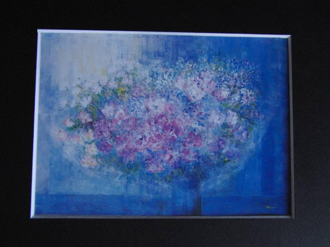 金登美、【想う】、希少な額装用画集より、新品額装付、状態良好