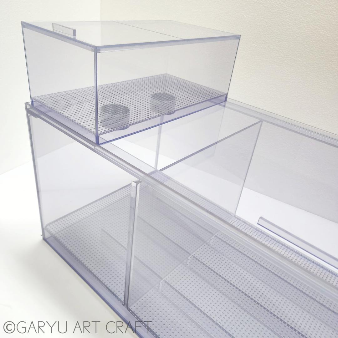 □大型3層式濾過槽□1200×400×350h□オーバーフロー水槽用□