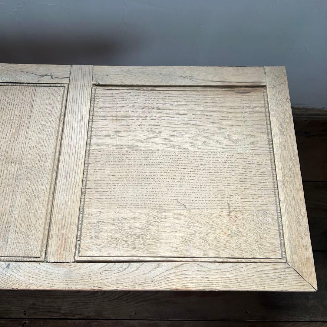 フランスアンティーク オーク剥離 コンソールテーブル 壁付 店舗什器　40-Ｂ