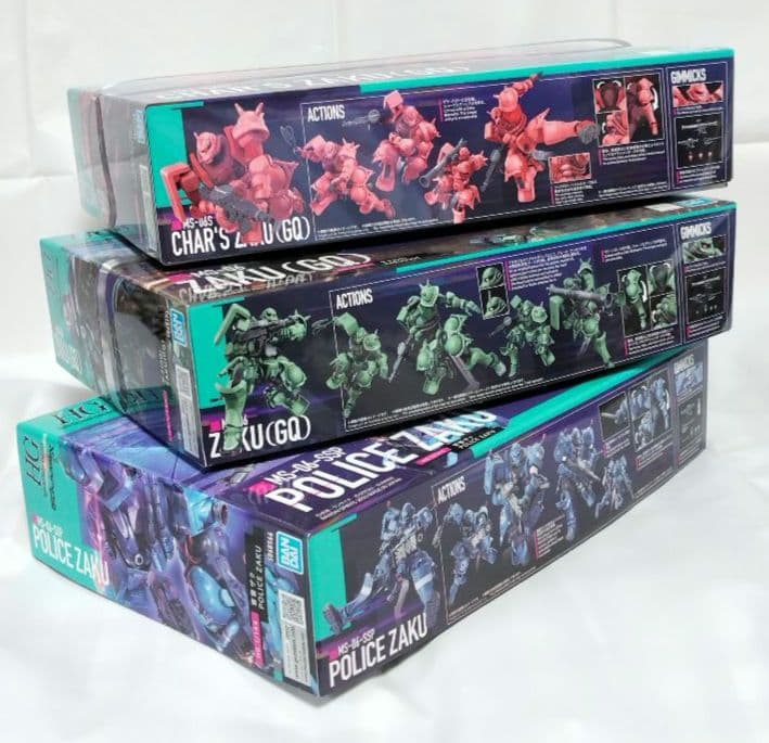 HG GQ 軍警ザク　量産型ザク　シャアザク