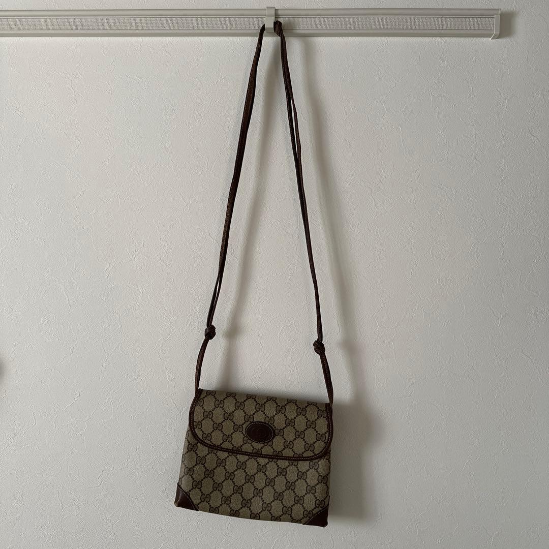 Gucci ショルダーバッグ ベージュ キャンバス