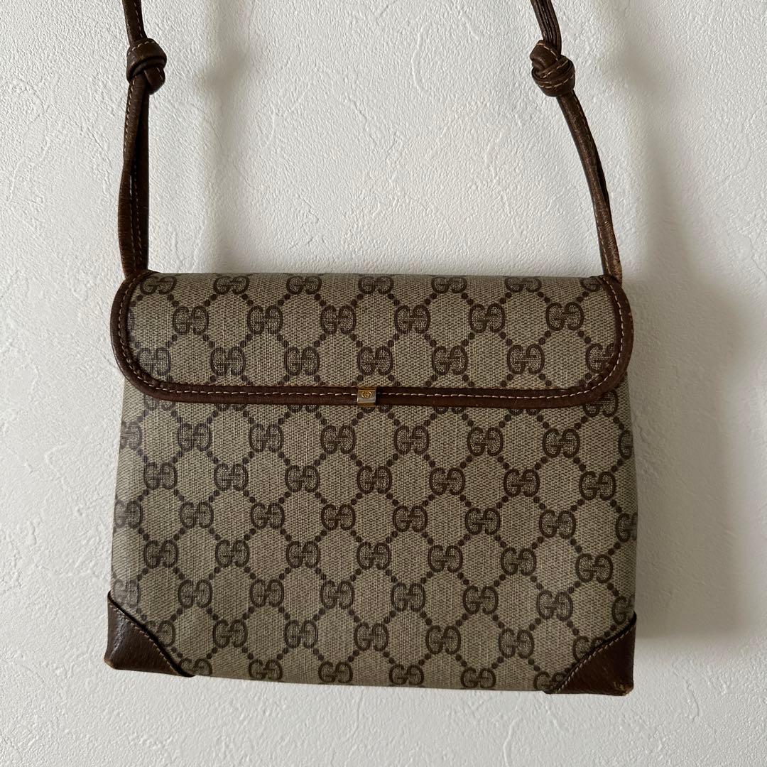 Gucci ショルダーバッグ ベージュ キャンバス