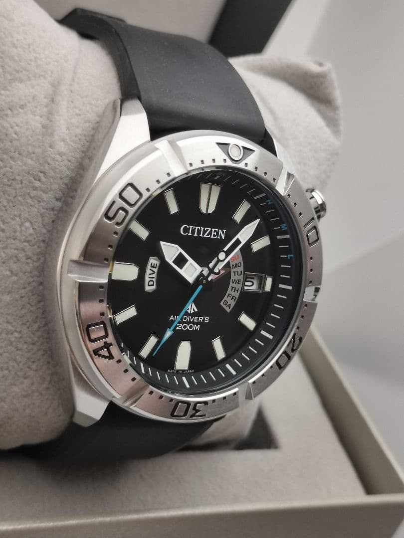 美品　電波時計　シチズン　プロマスター　ダイバー機能　電波ソーラー　H112