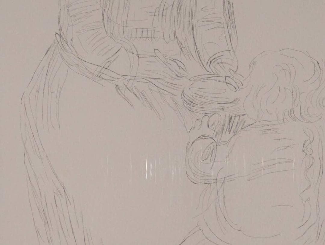 【真作】版画　ルノワール　銅版画　ボイセック版より　母と子　箱・黄袋入　Y25