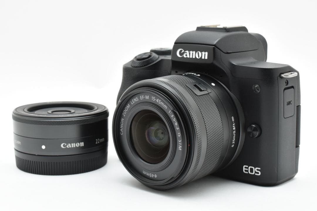 ■ ほぼ新品 ■ キヤノン　Canon EOS Kiss M2ダブルレンズキット