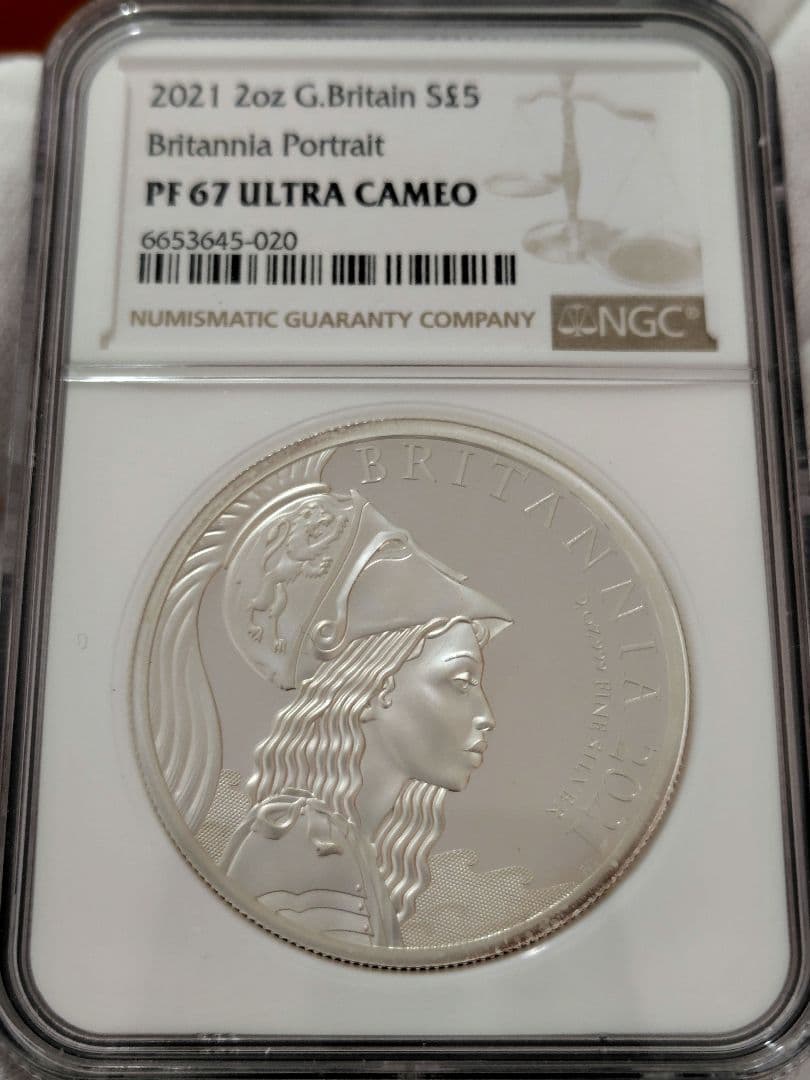 2021年 プレミアムブリタニア 2oz 銀貨