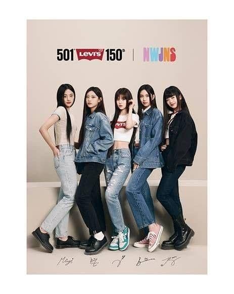Newjeans NJZ LEVI'S ポスター