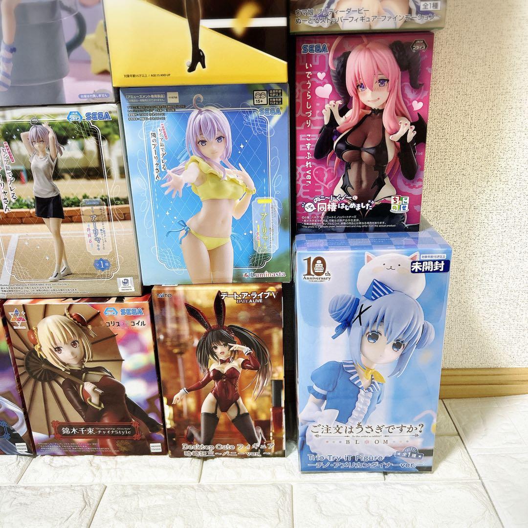 美少女フィギュア　12体セット　プライズ　初音ミク　リコスリコイル　ウマ娘