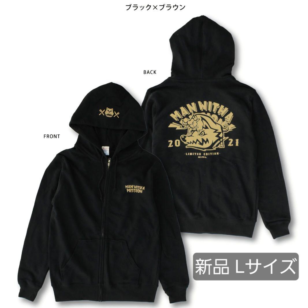 MAN WITH A MISSION 干支ロゴパーカー アーチver Lサイズ