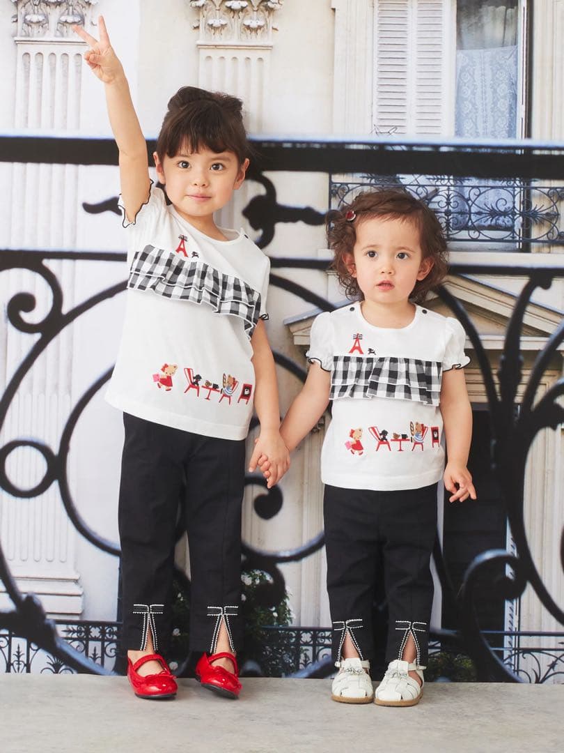 familiar Tシャツ チェック90㎝　今期