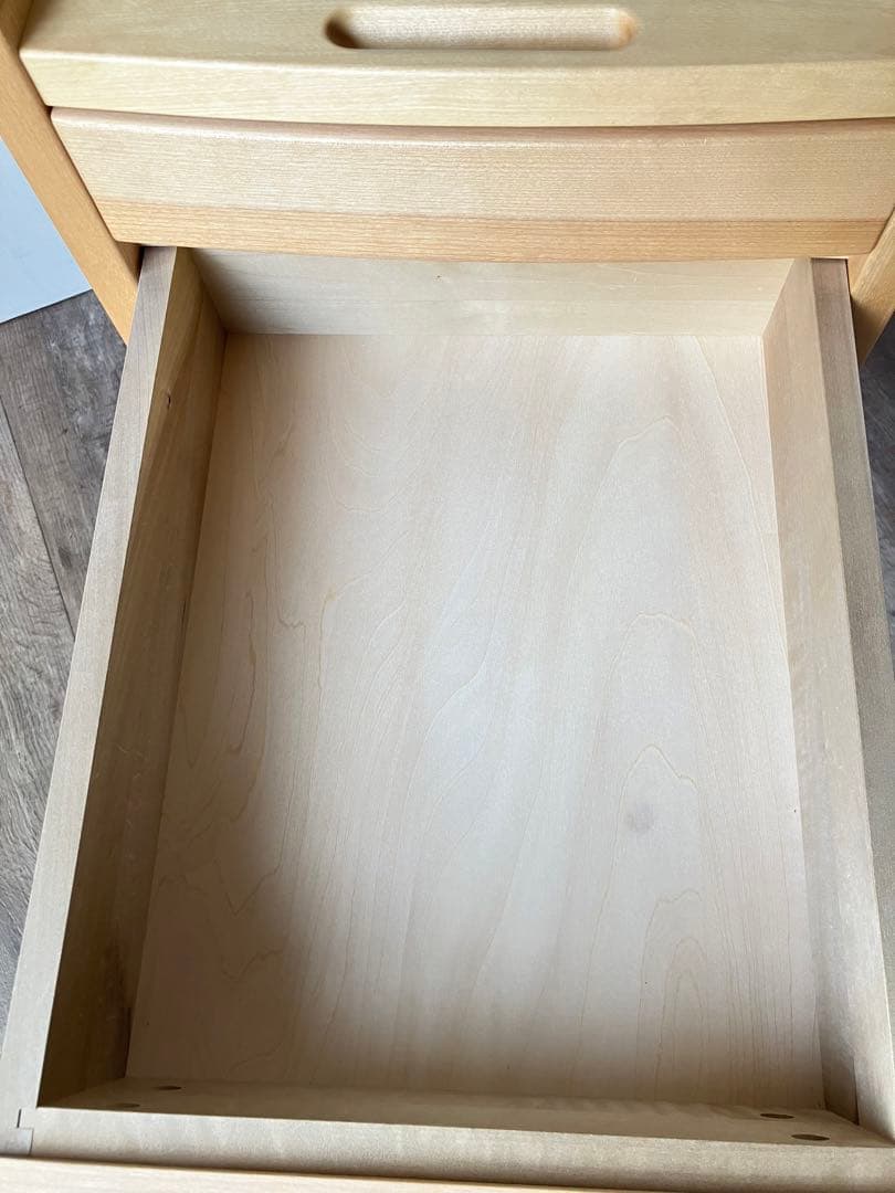 オークヴィレッジ　キャビネット　ワゴン　 天然木　無垢材