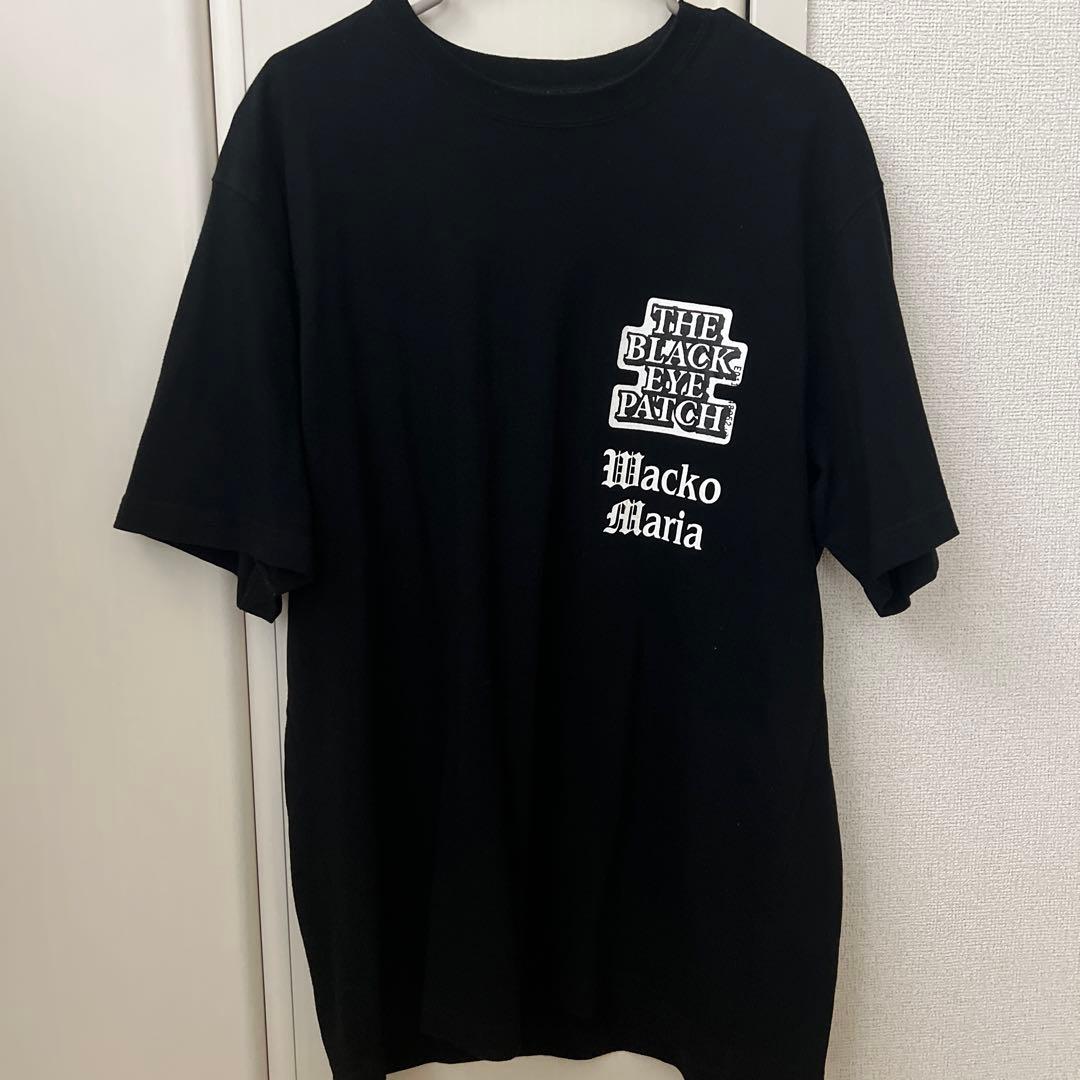 も*や様 ワコマリア　ブラックアイパッチコラボTシャツ