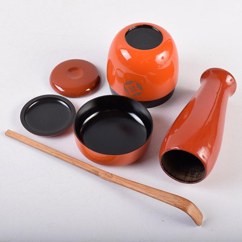 茶道具　雲錦蒔絵　利休茶箱　黒茶碗　七宝蒔絵　棗など　九点　一式　M　R8900