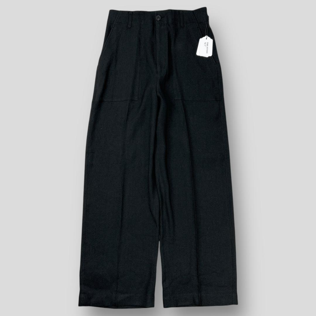 新品 COCUCA 24SS ベイカーパンツ 614670130063 ブラック