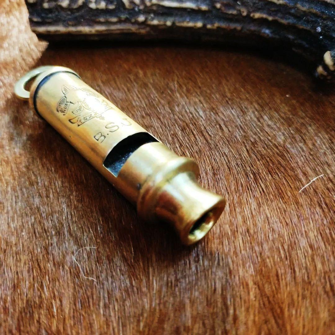 ボーイスカウトジャパン　ヴィンテージブラス ホイッスル（ポリス ホイッスル）