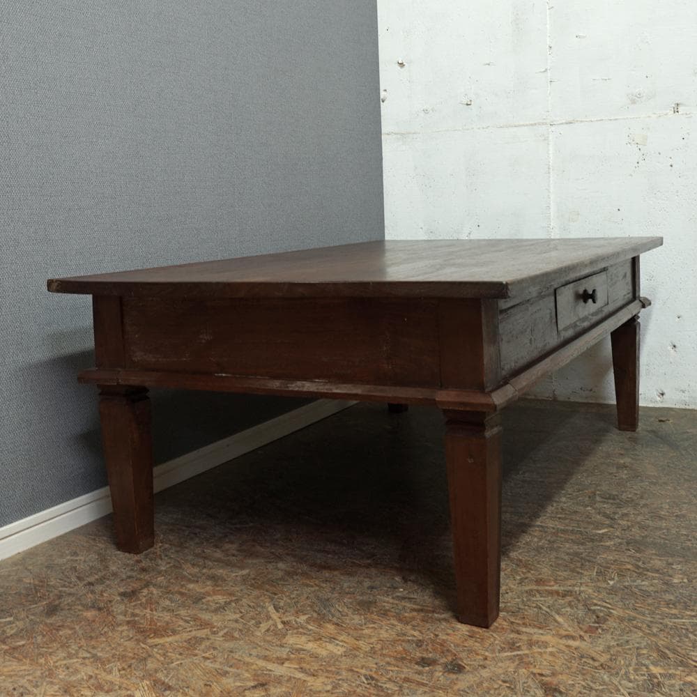 【チークローテーブル 】アジアン アンティーク バリ家具 古材アンティークレトロ