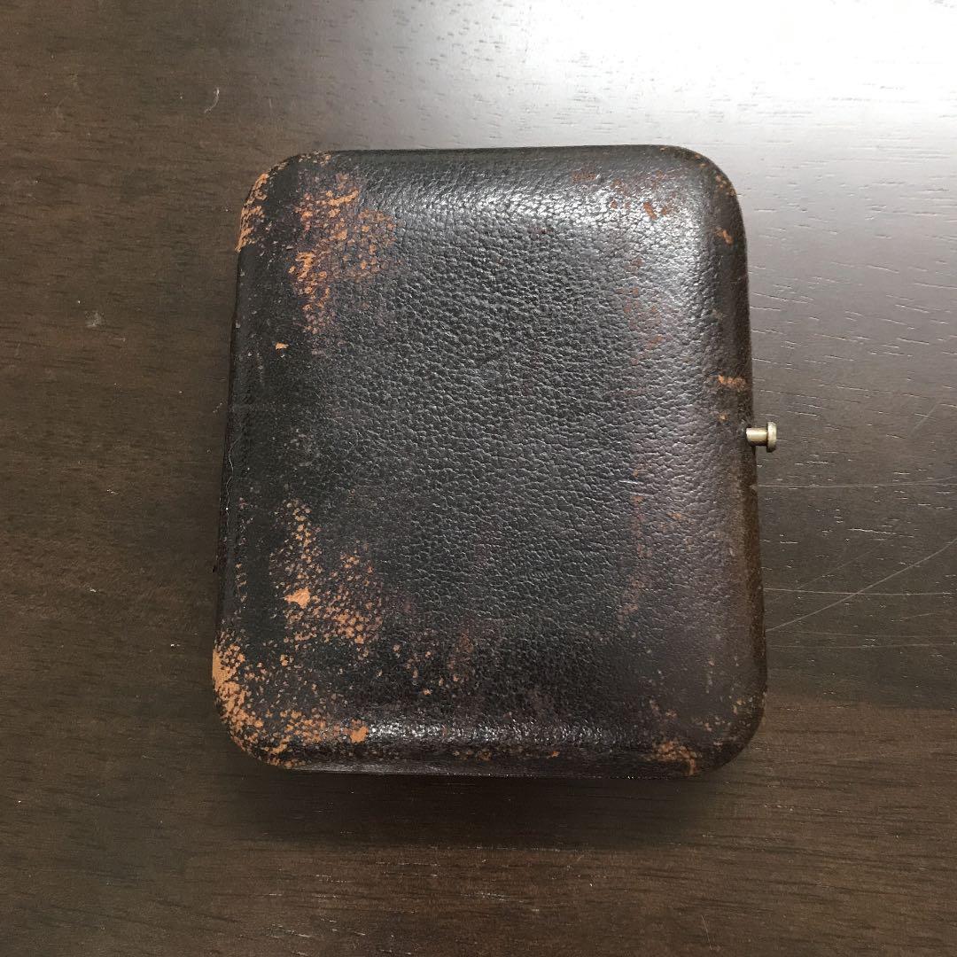 純銀 シガレットケース 菊紋