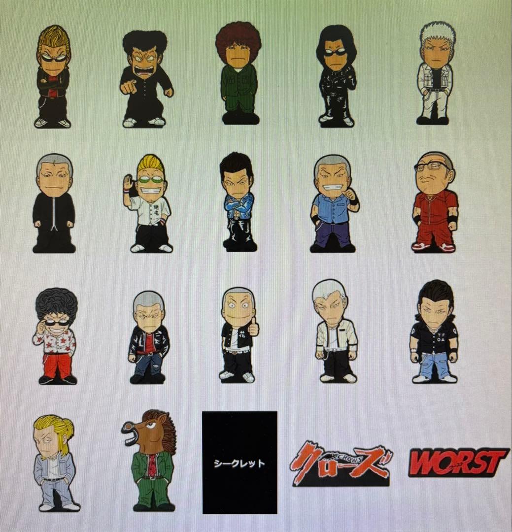 一番くじ クローズ & WORST フィギュア A賞 B賞 C賞 下位賞セット