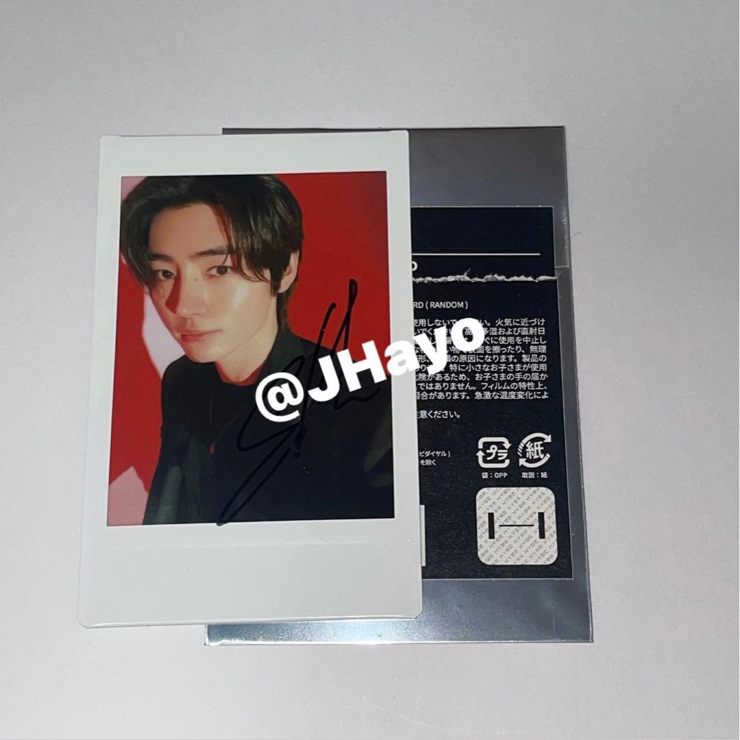 ENHYPEN FATE ソンフン チェキ サイン