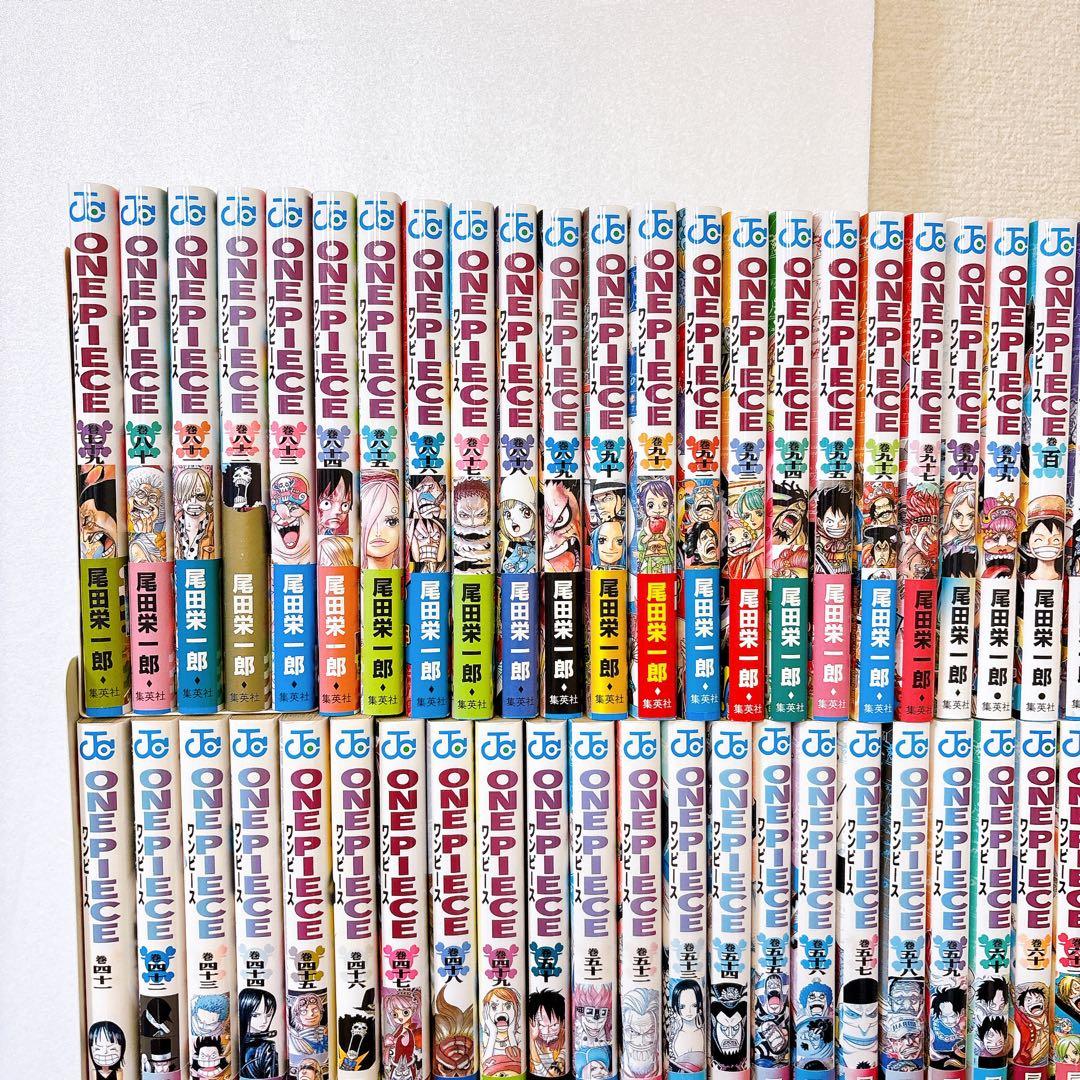 ONE PIECE ワンピース 尾田栄一郎　1-108巻　2巻以降　初版　帯付き