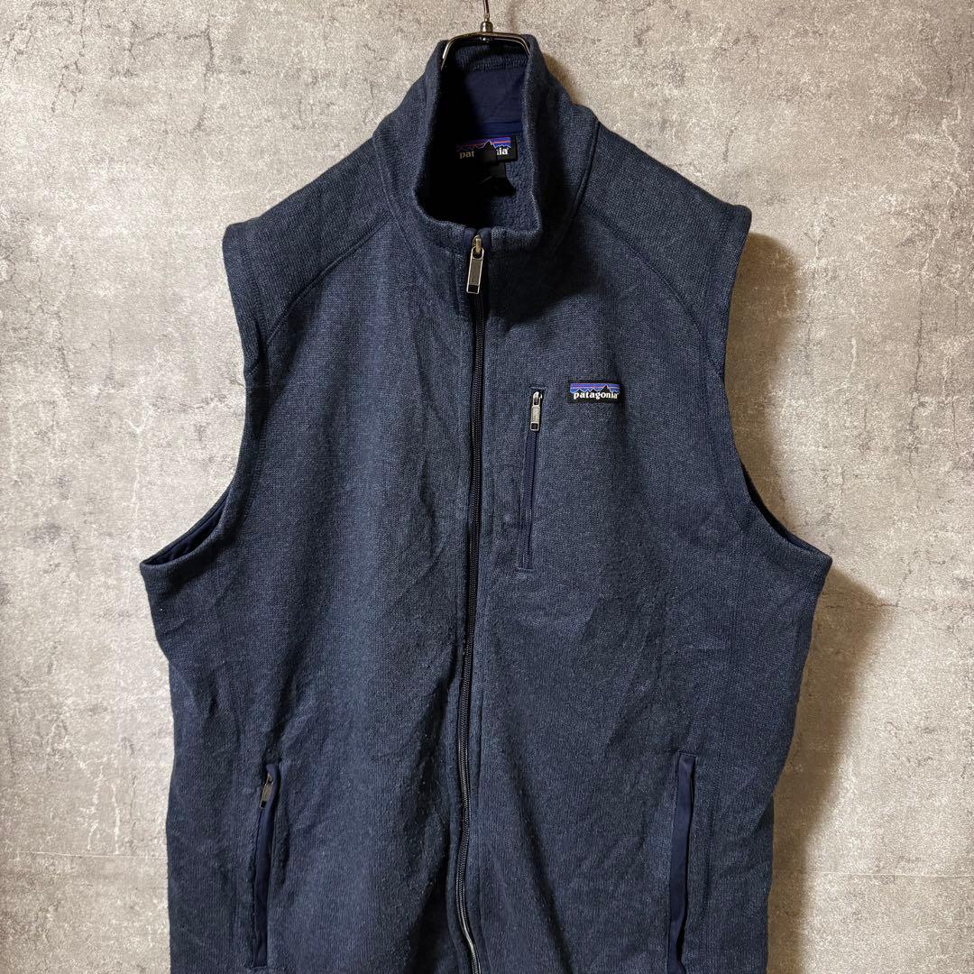 パタゴニア patagonia ベスト　フリース　紺