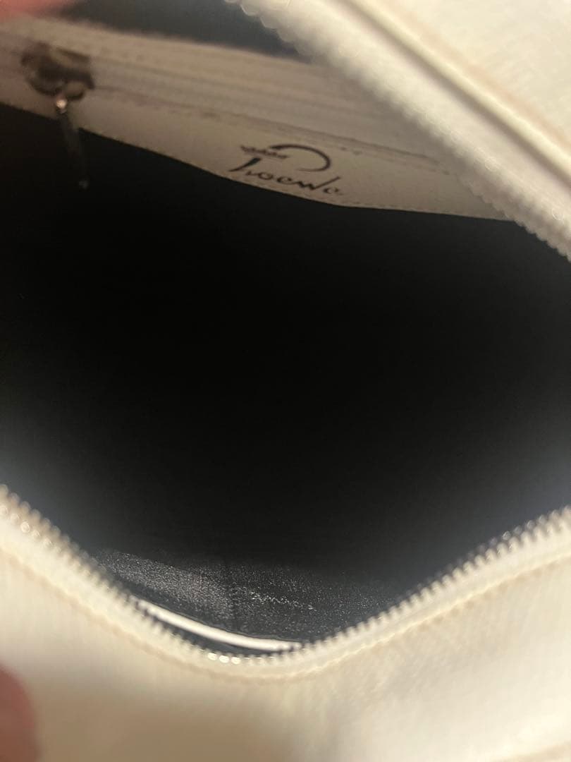 LOEWE トラベラー ボーリングバッグ ハンドバッグホワイト