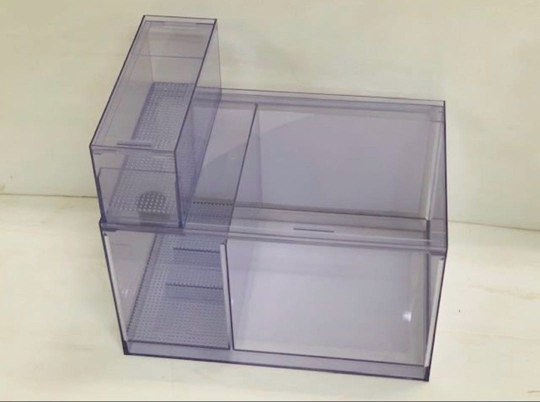 特注塩ビ濾過槽450ｘ300ｘ300+ウールBOX　未使用品