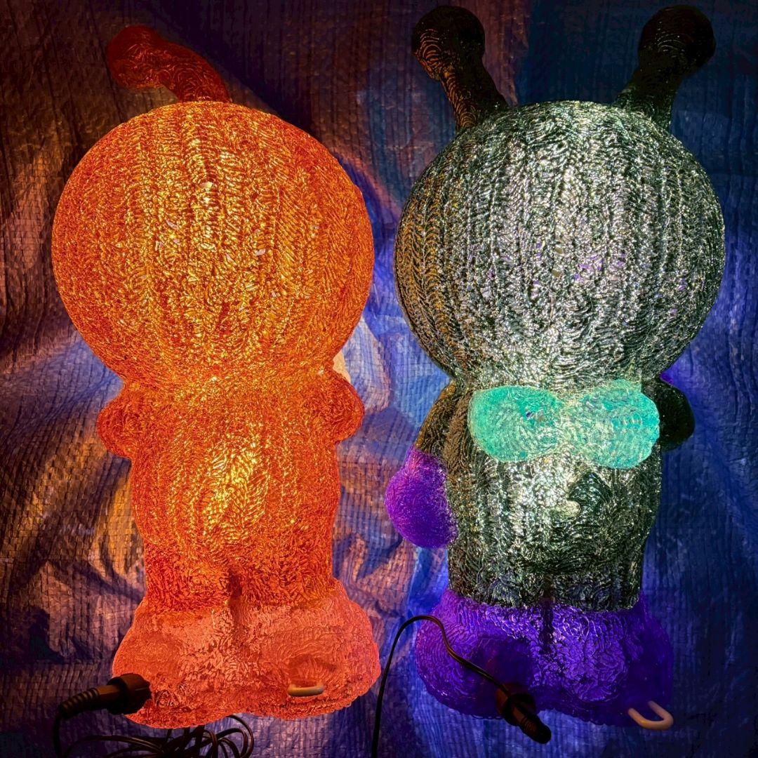 バイキンマン　ドキンちゃん　イルミネーションライト2点セット