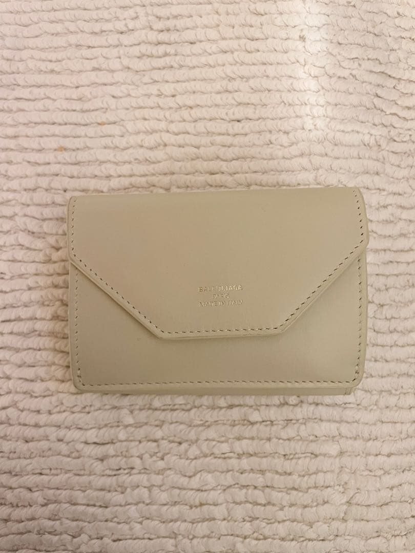 BALENCIAGA ミニウォレット　ライトイエロー