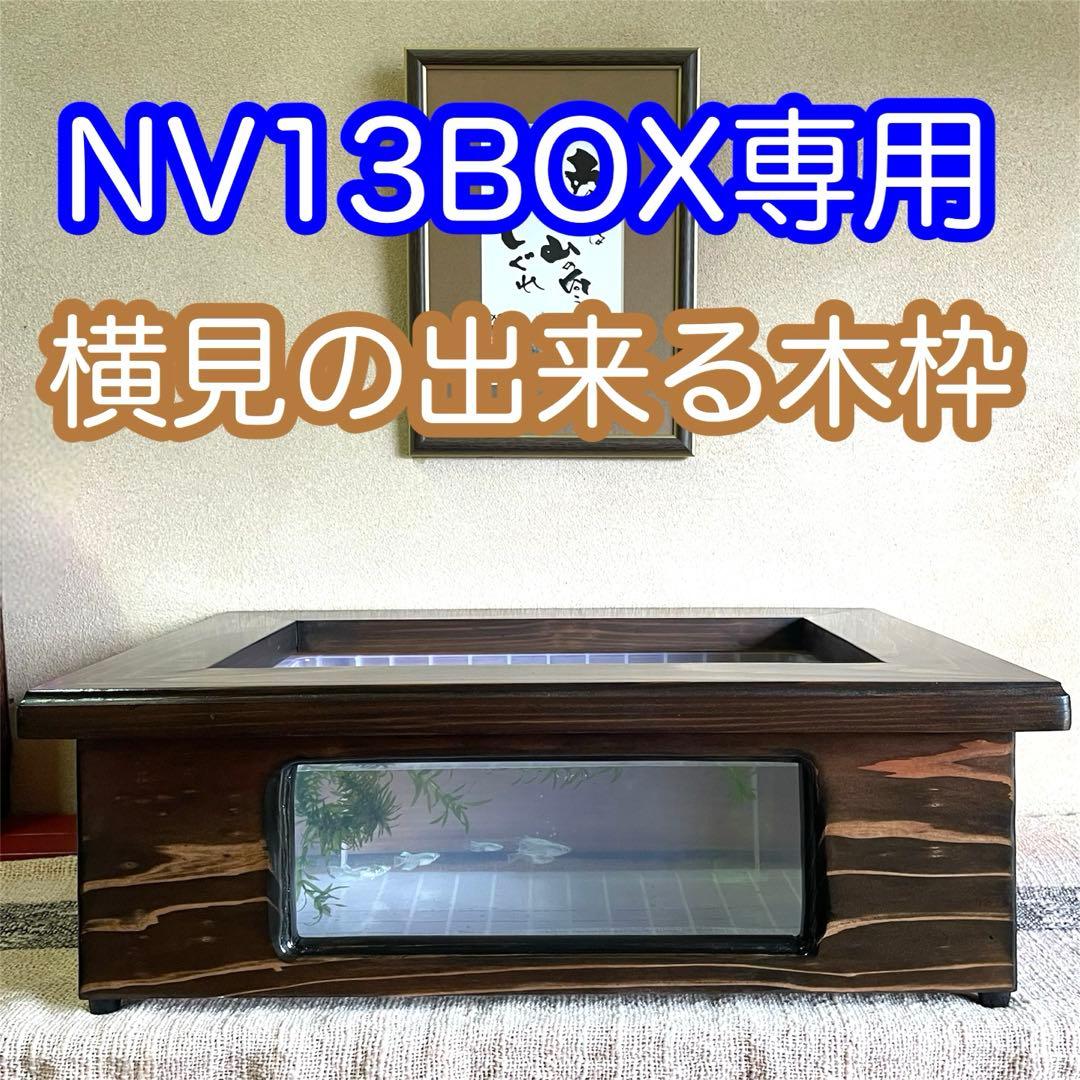 新作 NV13BOX専用 横見木枠 横見ケース メダカ めだか ビオトープ