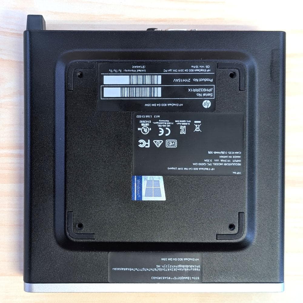 HP FlieDesk 800 G3 ミニPC i5 8世代 500G