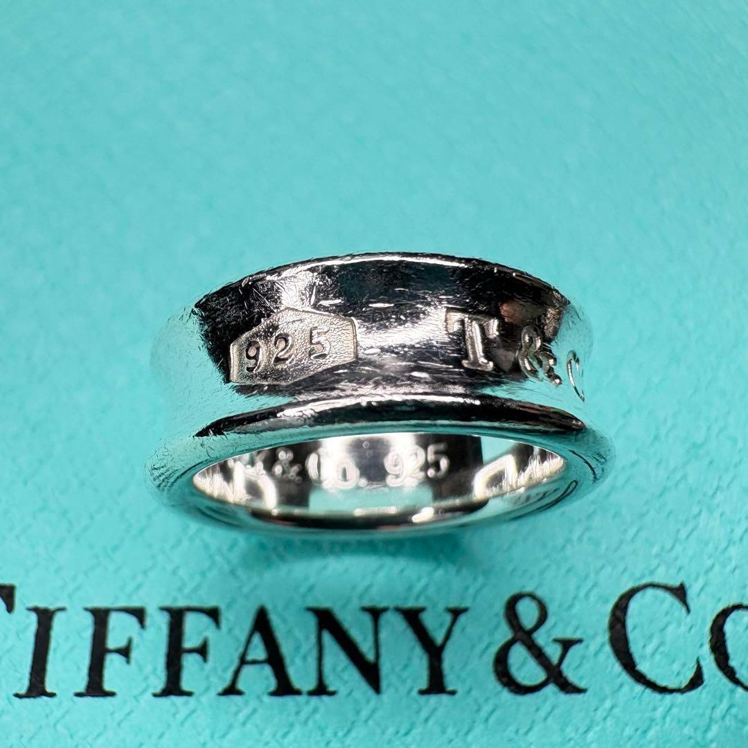【美品】約9号 ティファニー Tiffany ナロー リング SV925