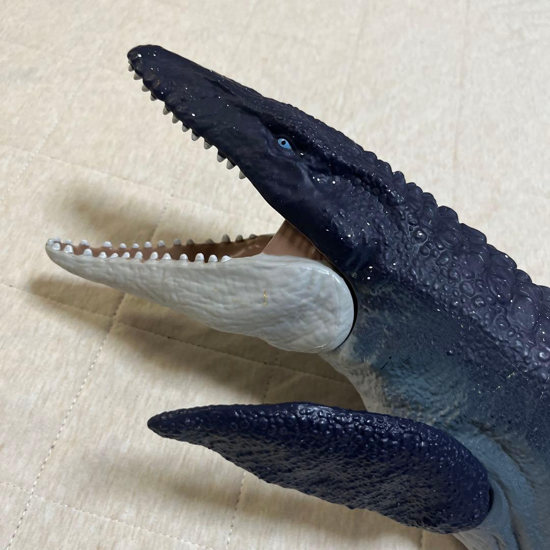 恐竜フィギュア スーパービッグ インドミナスレックス　モササウルスセット　マテル