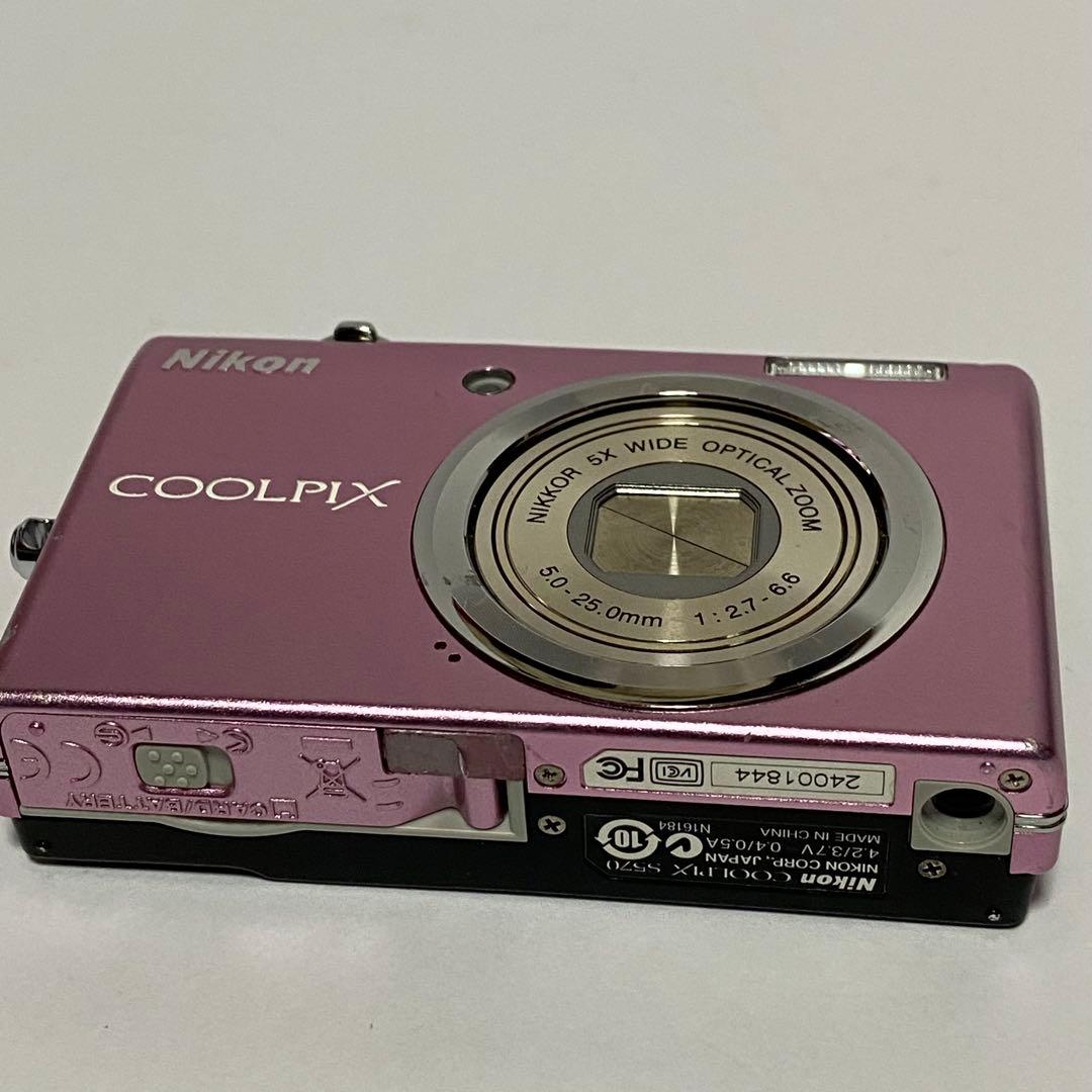 Nikon COOLPIX S570 ピンク コンパクトデジタルカメラ