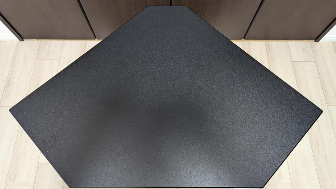 Bauhutte カドデスク 昇降式 ブラック BHD-700K-BK