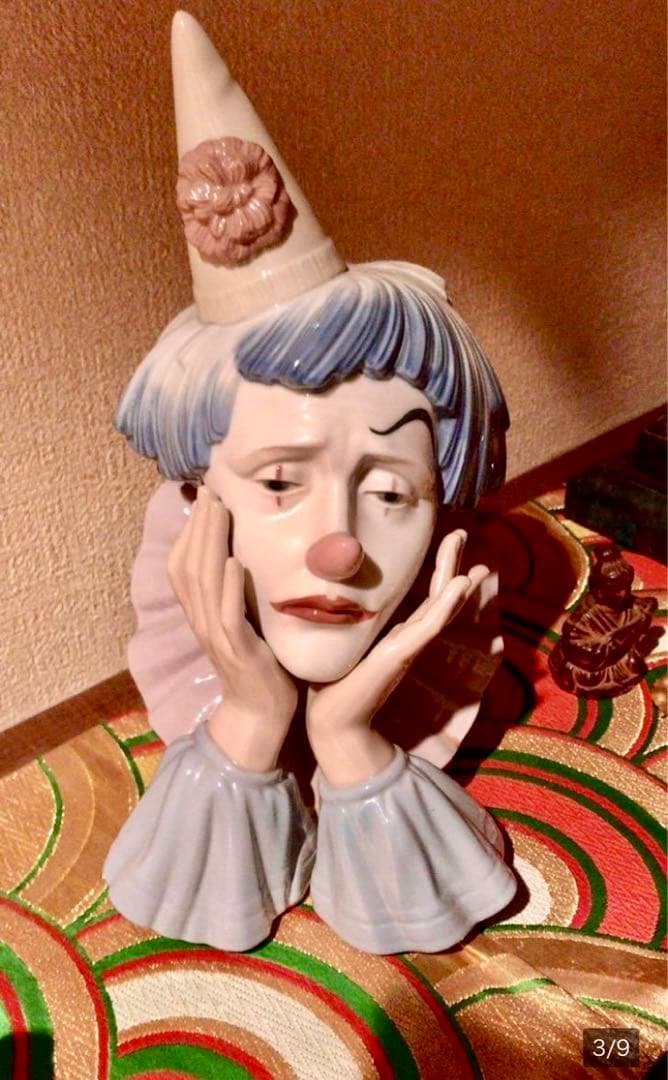 LLADRO ピエロ　ジェスター クラウン  磁器  2000年製造中止　箱付き
