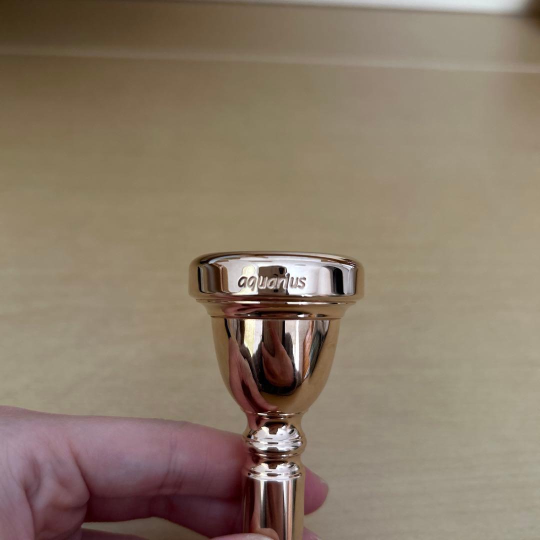 美品！willie's ピンクゴールドメッキ　トロンボーンマウスピース