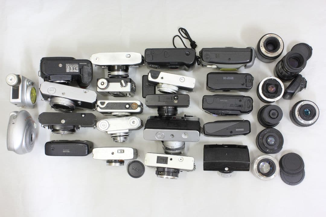 カメラ類 まとめ売り 金属カメラ コンパクトフィルムカメラ エクステンダー 等