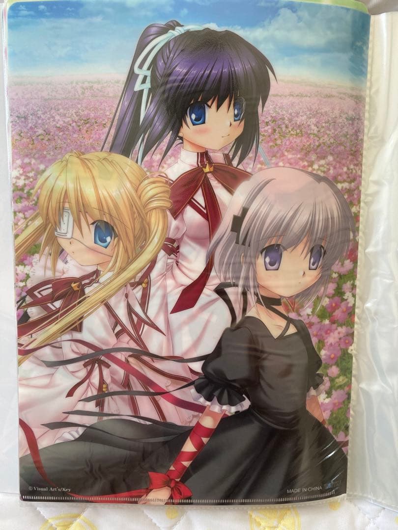 Rewrite クリアファイル　key ビジュアルアーツ　麻枝准　グッズ