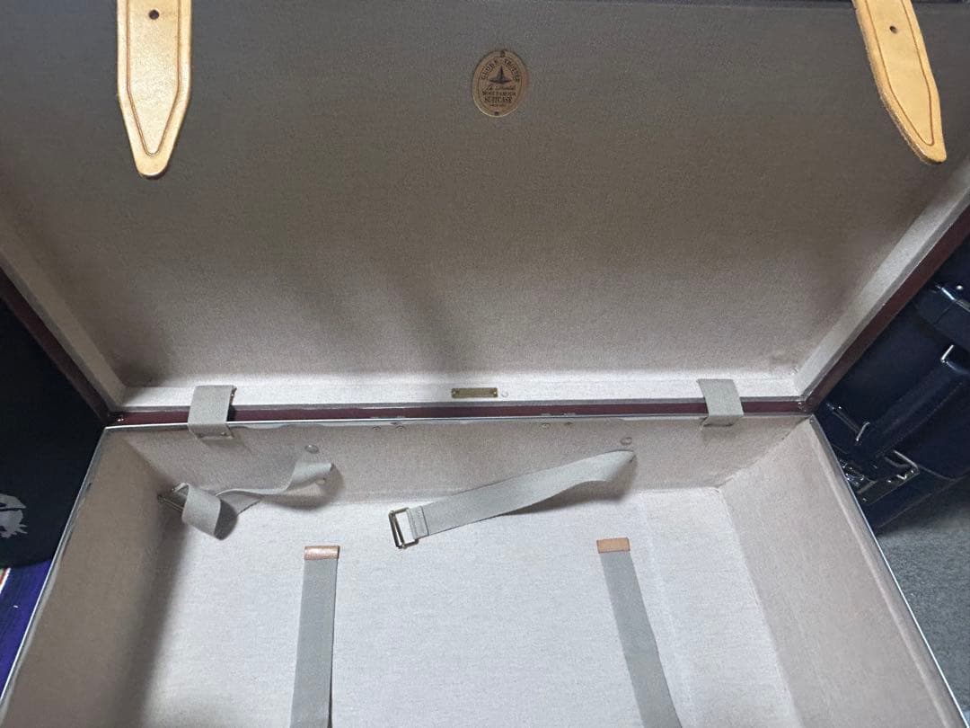 GLOBE TROTTER サファリ ラージ 2輪 アイボリーｘナチュラル