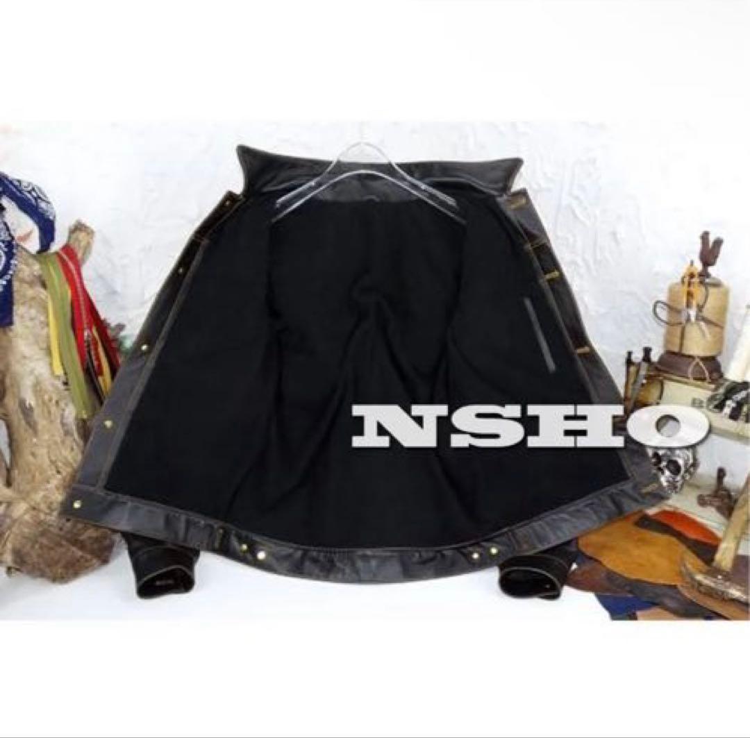 最高峰 牛革 メンズ 革ジャン カウハイド ファーストタイプ Gジャン