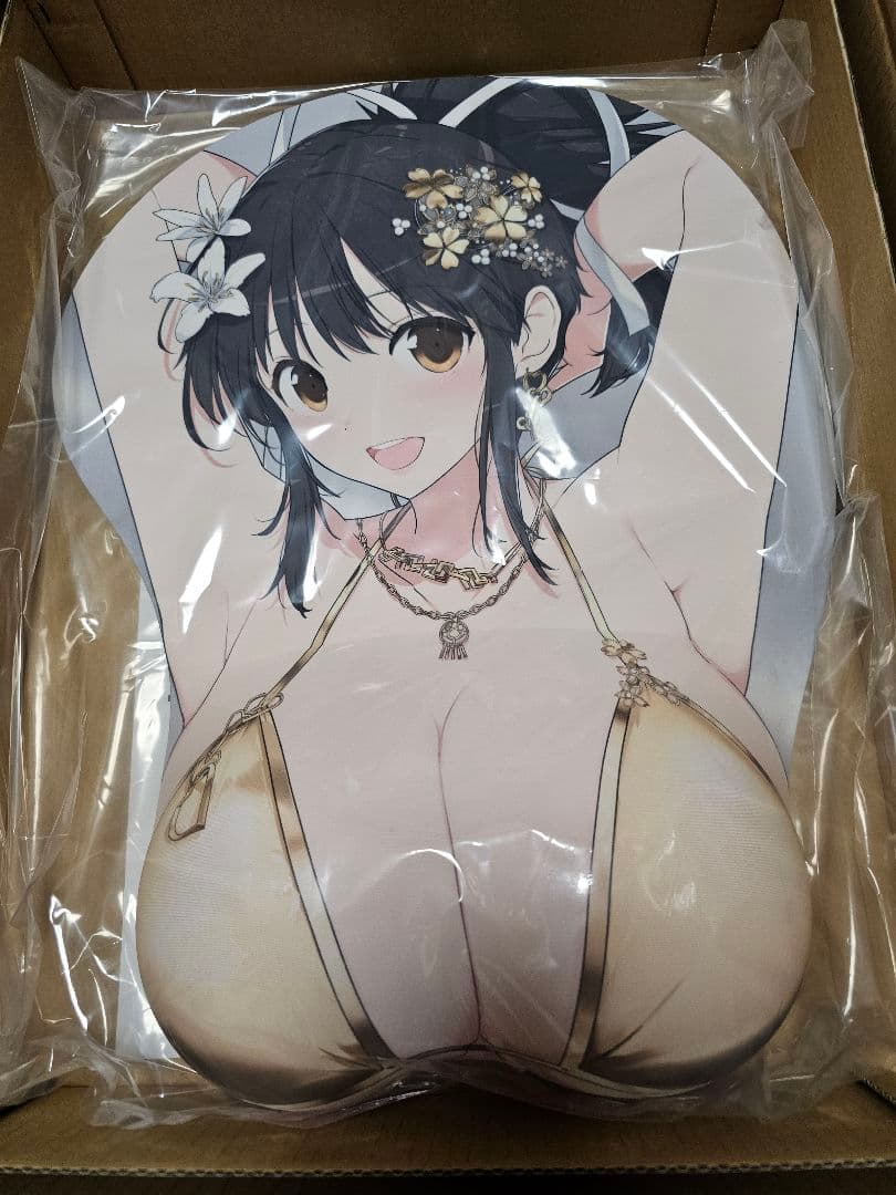 等身大マウスパッド　閃乱カグラ　飛鳥　10周年記念